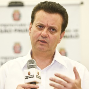 O prefeito de São Paulo, Gilberto Kassab, que declarou apoio ao pré-candidato tucano José Serra