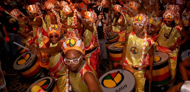 Em fevereiro, apresentação do Olodum pediu paz para Salvador - Coperphoto